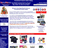 Tablet Screenshot of buypromoitems.com